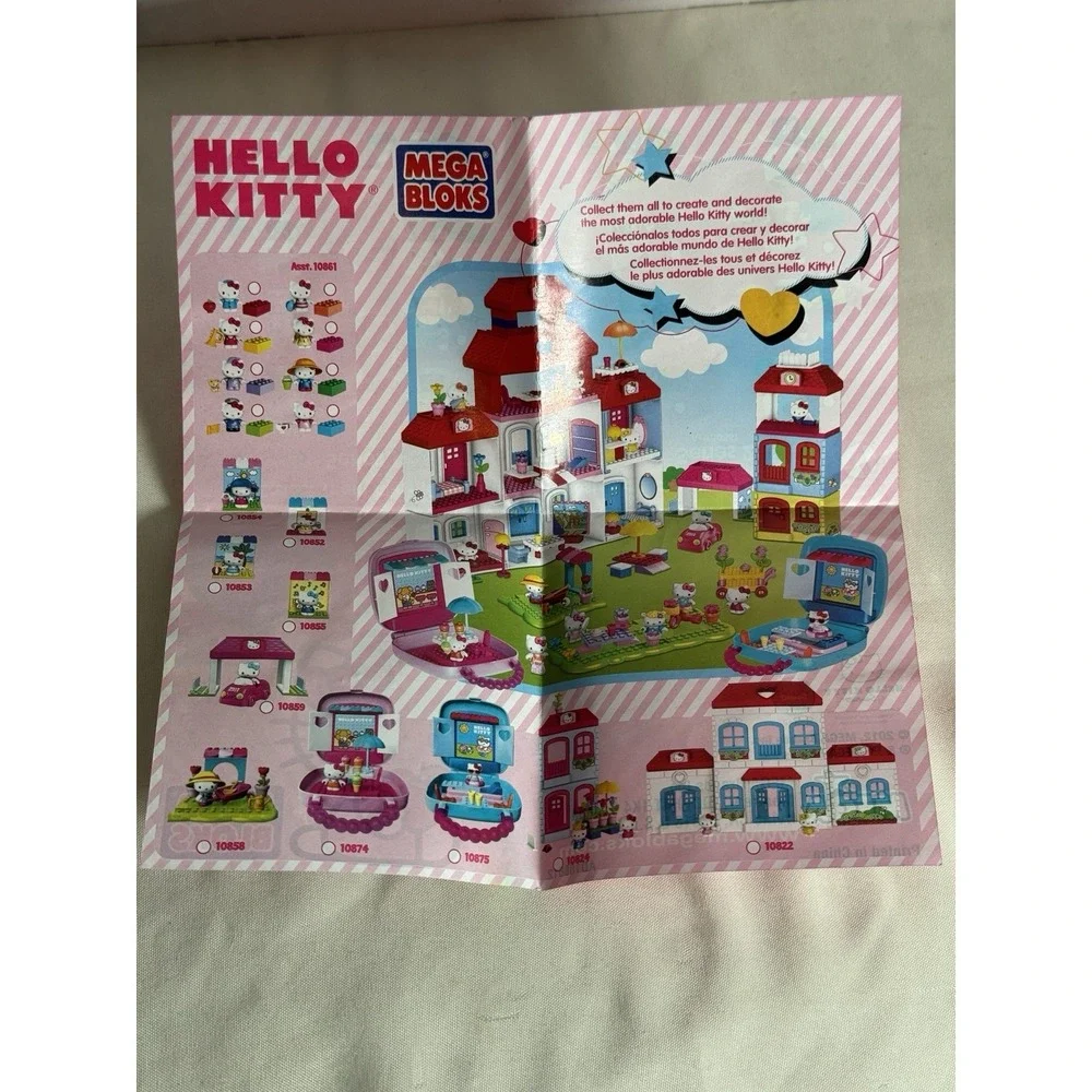 HELLO KITTY Pool Party Mega Bloks 10875 Complete